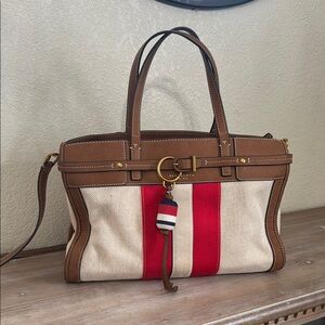 Tory Burch Maritime Nautical Handbag
